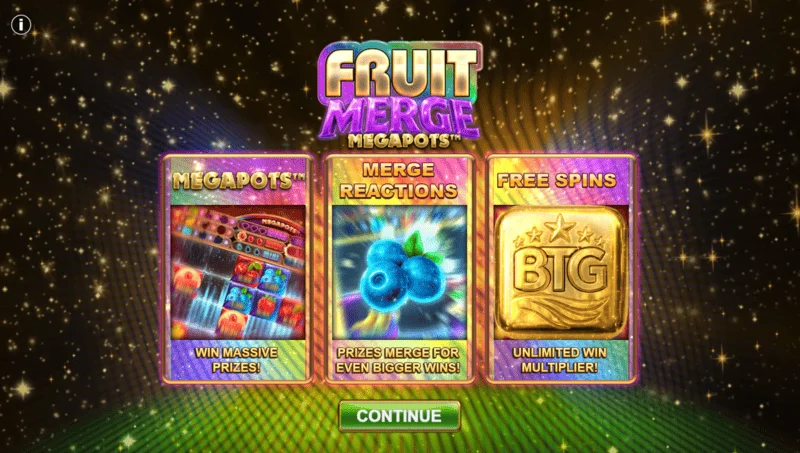 Fruit Merge Megapots - παιχνίδι μπόνους με Megapot Coin
